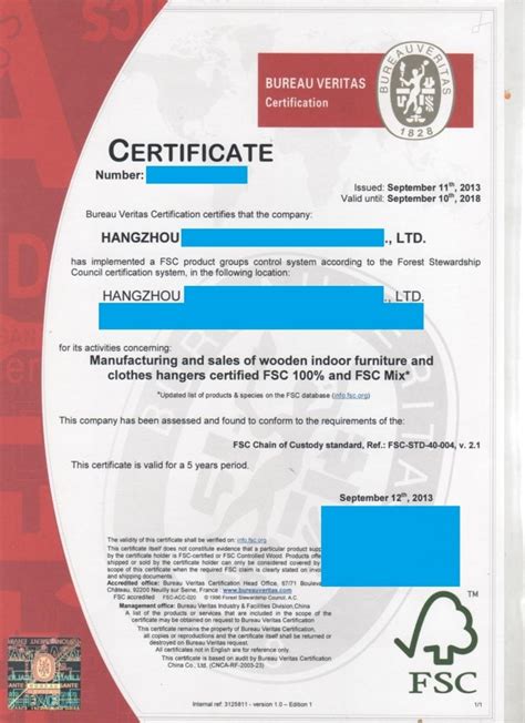 how long is a fsc valid